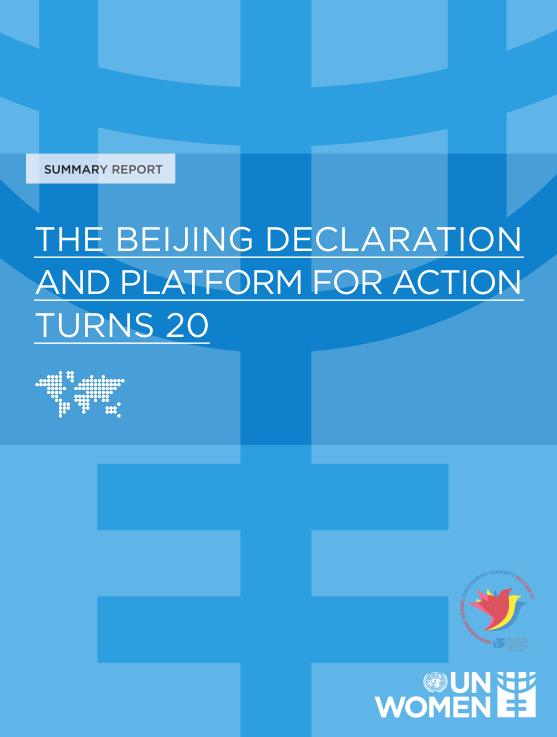 The Beijing Platform for Action Turns 20